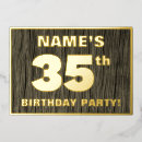 Search for 35 years old 35th birthday invitations Elegant