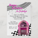 Search for jukebox invitations 50's