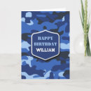 Search for army birthday cards Blue