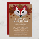 Recherche de watercolor fox baby shower invitations Automne
