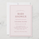 Search for stylish baby shower invitations Typography
