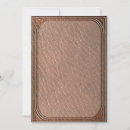 Recherche de faux cuir invitations Rustique