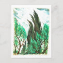 Search for winds postcards Green