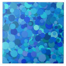 Search for blue geometric pattern tiles Motif