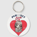 Search for cute hearts keychains Cat