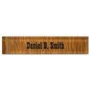 Search for wood grain name plates Simple