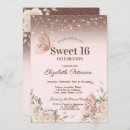 Search for glitter butterfly invitations Flower