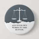 Search for scales of justice buttons Law
