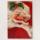 Recherche de santa claus puzzles Vintage