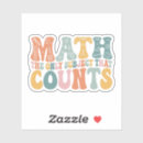 Search for mathematics lover stickers Math geek