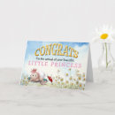 Recherche de couronne princesse vœux cartes Petite fille