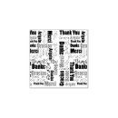 Search for word rubber stamps Thank you