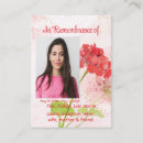 Search for remember business cards Funeral