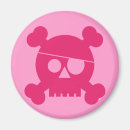 Recherche de fille de crâne magnets Pirate