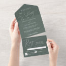 Search for forest green wedding invitations Stylish