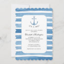 Search for anchor baby boy shower invitations Nautical
