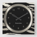 Recherche de copie zèbre horloges Motif