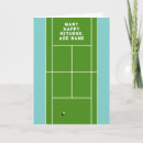 Search for for tennis players birthday cards Funny