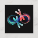 Search for infinity symbol business cards Glow