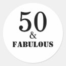 Search for bold text stickers 50th birthday