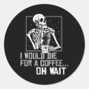 Search for funny skeleton stickers Scary
