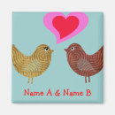 Search for bird wedding magnets Heart