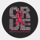 Search for the cure stickers Brain