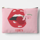 Search for lips cosmetic bags Red