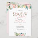 Recherche de blush pink gold baby shower invitations Fleurs