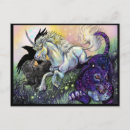 Search for unicorn paintings postcards Fantasy