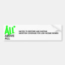 Search for government programs bumper stickers All above all