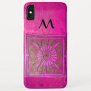 Recherche de symbole de yoga iphone coques Rose