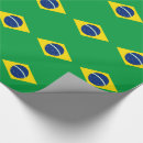 Recherche de drapeau du brésil papier cadeau Pour tous