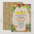 Recherche de douche nuptiale tropicale invitations Luau
