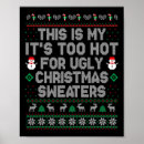 Search for ugly christmas sweater posters Happy sequin christmas tree
