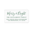 Search for bright return address labels Merry christmas