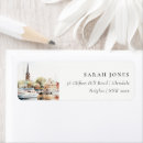Search for rocky mountains return address labels Watercolor