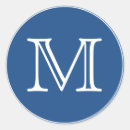 Search for blue letter stickers White