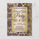 Search for mask party invitations Purple