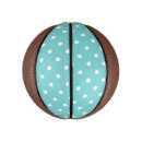 Recherche de point de polka turquoise Bleu