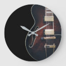 Search for electric guitar clocks Black