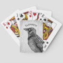 Search for raven playing cards Black and white