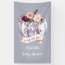 Search for pumpkin baby shower banners Rustic