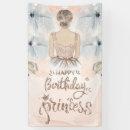 Search for princess birthday banners Girl