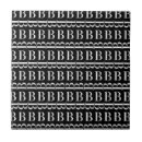 Recherche de initiales de b carreaux Lettre