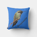 Search for blue hummingbird pillows Wildlife