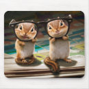 Search for animals with glasses mousepads Cute