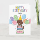 Search for chocolate birthday cards Dog
