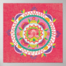 Search for blue mandala posters Medallion