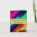Search for neon birthday cards Rainbow